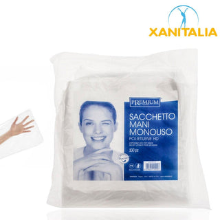 Sacchetto Mani Monouso Busta 100 Pezzi