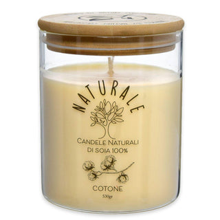 Accessori Candela naturale 100% soia 530 gr cotone