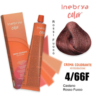 Hårfarve Inebrya Farve 100ml 4/66F