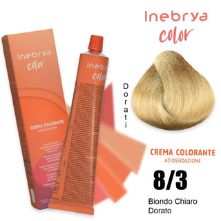 Haarfärbemittel Inebrya Farbe 100ml 8/3