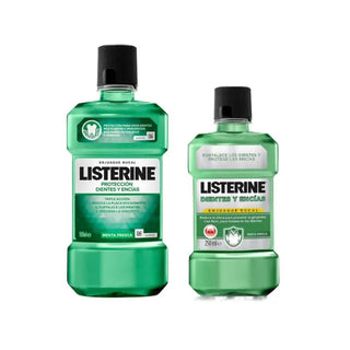 Listerine Collutorio Denti e Gengive 500 ml + 250 ml — Płyn do płukania ust