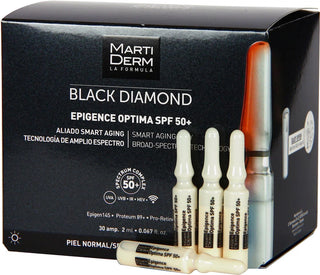Martiderm Black Diamond Epigence Optima SPF50 30 Fiale — Solcreme