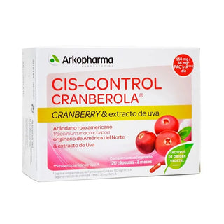 Arkopharma Ciscontrol Cranberola 120 kapsler — Kosttilskud