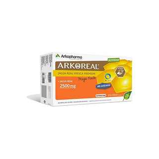 Arkopharma Arkoreal Pappa Reale 2500mg Bio 20 ampuller — Kosttilskud
