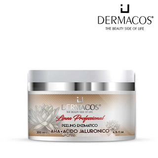 Dermacos Linea Professional Peeling Enzimatico Con Aha + Acido Jaluronico 200 Ml