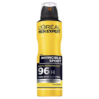 L'Oréal Paris Men Expert Invincible Sport Antitraspirante Ultra Assorbente 150 ml — Deodorante antitraspirante