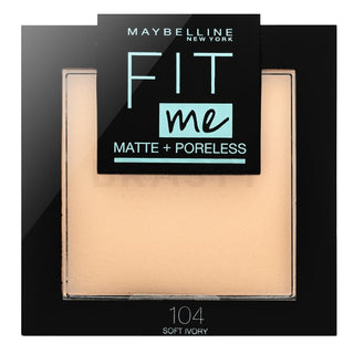 Maybelline Fit Me! Cipria opaca + Poreless 104 Soft Ivory 9 g