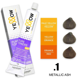 Alfaparf Toner Giallo Puro Cenere Metallizzato .1 100 Ml