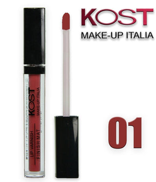 Kost Make Up Tinta Kost 01 Rossetto Liquido Nero e Rosso Scuro