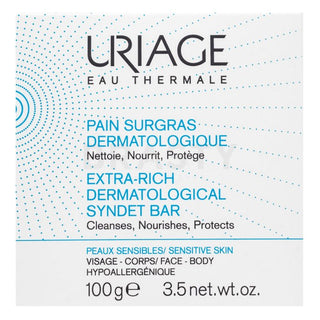 Uriage Acqua Termale Extra-Ricca Dermatologica Syndet Bar 100 g