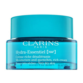 Clarins كريم هيدرا-إسينسيال [HA²] الغني لترطيب البشرة وتلطيفها 50 مل