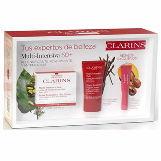 Clarins Crema Giorno Super Rigenerante Tutti i Tipi di Pelle 50ml Set 3 Pezzi