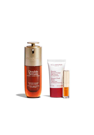 Clarins Set Siero Doppio Trattamento Anti-Età e Luminosità — Set skincare