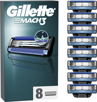Gillette Mach3 lame di ricambio 8 pezzi — Lame di ricambio rasoio