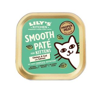 Lily's Kitchen Smooth Paté Kitten Pollo e Merluzzo 85g