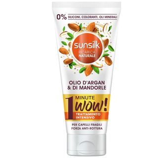 Sunsilk ricarica naturale ! Minute Wow trat intensivo olio d'argan & di mandorle 180ml