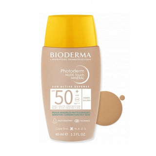 Bioderma Photoderm Nude Touch Mineral SPF 50+ fluid 40 ml — Ansigtssolcreme