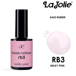 Base Rubber Vaaleanpunainen Maitomainen La Jolie 12 ml 