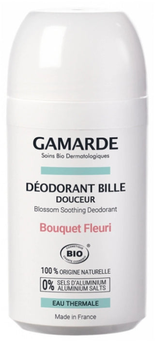Gamarde Bio , Antitraspirante, Floreale, Deodorante Roll-On, da donna, 50 ml
