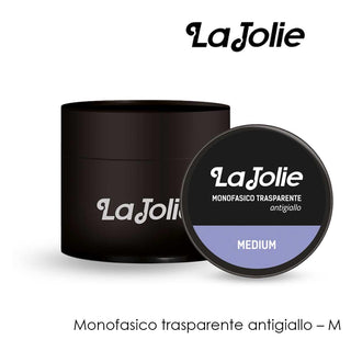 La Jolie Gel monofasico trasparente antigiallo medium 50 ml — Gel na nehty