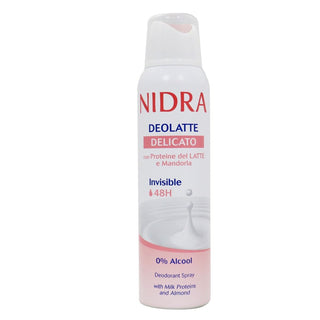 Nidra Nidra Deolatte Delicato Con Proteine Del Latte E Mandorla Deodorant Spray 150 Ml