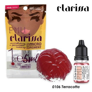Clarissa pmu micropigmenti labbra terracotta 5 ml