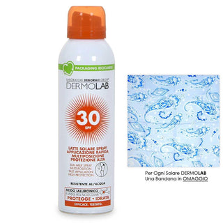 Dermolab latte spray protezione alta 150 ml spf 30