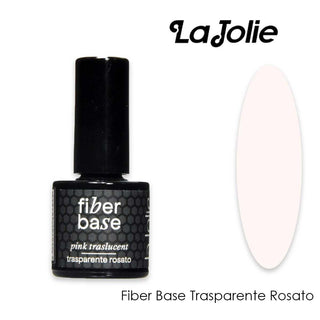 La Jolie Fiber Base Transparente Rosato 7 Ml 