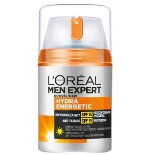 L´oréal Crema Idratante Anti-Fatica SPF 15 Men Expert Hydra Energetic - Crema idratante per pelle stanca 50ml