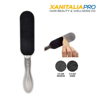 Accessori Ergo Inox Raspa Pedicure In Acciaio Inox 2 Facce