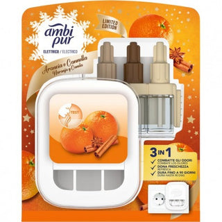 Ambi pur 3Volution Diffusore Elettrico + Ricarica Arancia E Canella 20 Ml