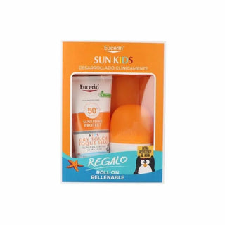 Eucerin Sun Protection Kids gel crema Spf50+ 200ml + roll-on ricaricabile