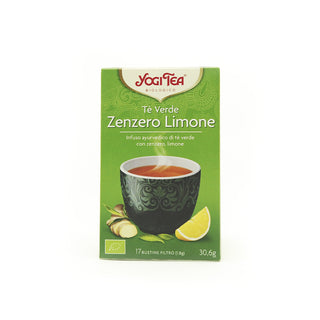 Yogi Tea Tè Verde Zenzero e Limone 17 x 1,8 g — Tisana