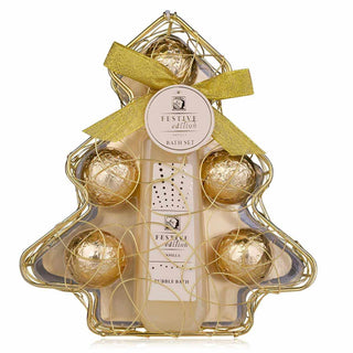 Nan Set bagno festive albero metallo — Tarvike
