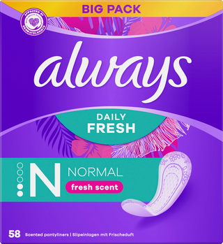 Always Salvaslip Deo 58 pezzi — Salvaslip