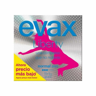 Evax Liberty Normal con Wings Sanitary Towels 12 Units