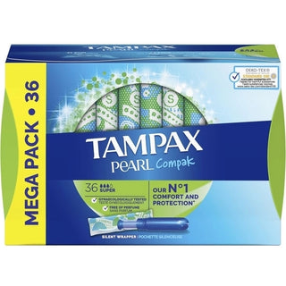 Tampax Pearl compresseak Super 36 unità — Assorbente interno