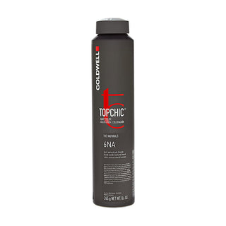 Goldwell TopChic , Tintura Permanente Per Capelli, 6NA Biondo Cenere Naturale Scuro, 250 ml