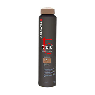 Goldwell TopChic, Tintura Permanente Per Capelli, 5A Castano Chiaro Cenere, 250 ml