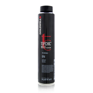 Goldwell TopChic, Tintura Permanente Per Capelli, Biondo Chiaro 8N, 250 ml