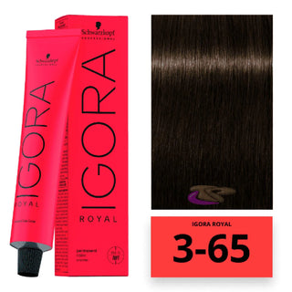Schwarzkopf Schwarzkpof Igora Tinte 3-65 Castaño Oscuro 1un