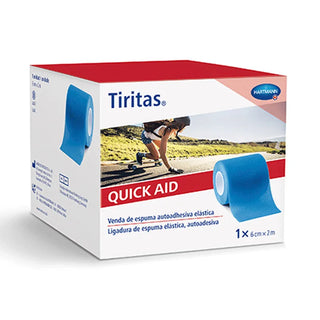 Cerotti Quick Aid 6 cm x 2 m blu