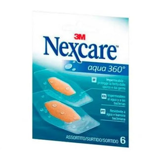 Nexcare Aqua 360 assortite 6 pz — Wodoodporne plastry