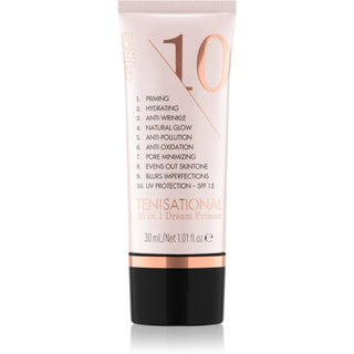 Catrice Ten!sational 10in1 Dream Primer, Multieffetto, Primer per fondotinta, 020, Caramello caldo, 30 ml