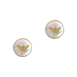 Emporio Armani Orecchini con perle Eagle Logo EGS3141710 — Oorbellen