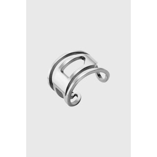 Diesel Anello aperto elegante in acciaio DX1548040 — Anello