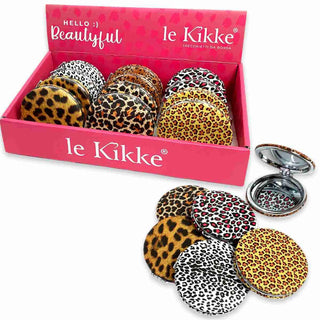 Le kikke specchietto da borsa animalier