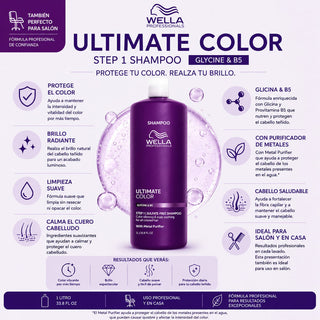 Wella professional Ultimate Color Shampoo - Šampon pro barvené vlasy 1000ml