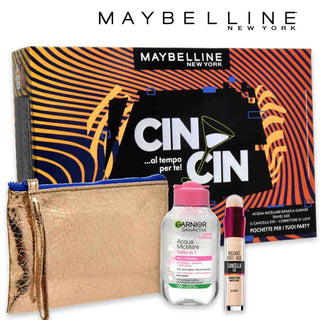Maybelline Cin Cin Correttore 01 Light + Acqua Micellare + Pochette