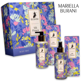 Burani Acqua Profumata 200 Ml + Lozione Corpo 200 Ml Silk Flower